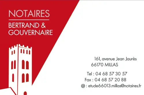 Office Notarial de Bertrand  Gouvernaire  66  PyrénéesOrientales