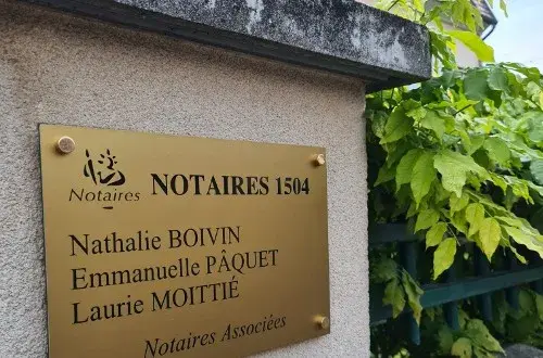 NOTAIRES 1504 Nathalie BOIVIN Emmanuelle PAQUET Laurie MOITTIE